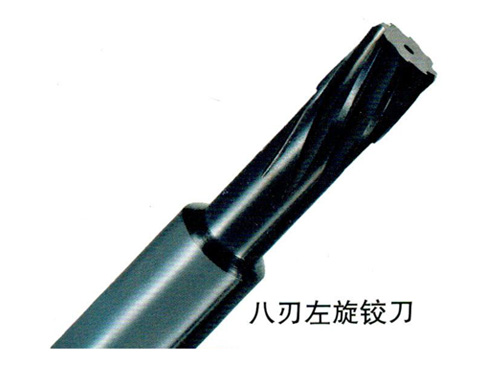 Eight-edged left-handed reamer